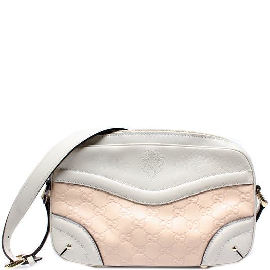 Gucci GG Crest Leather Shoulder Bag