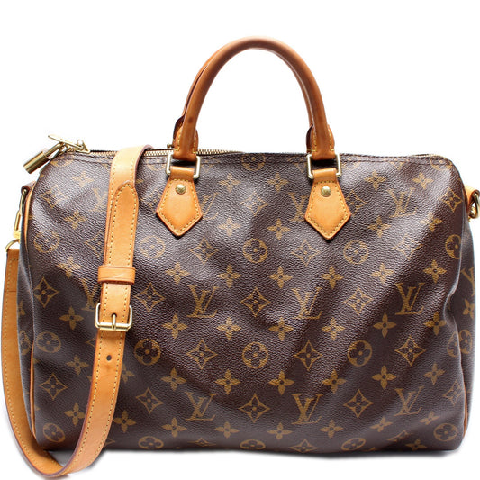 Louis Vuitton Speedy 35 Bandouliere Monogram Handbag Bandouliere Monogram