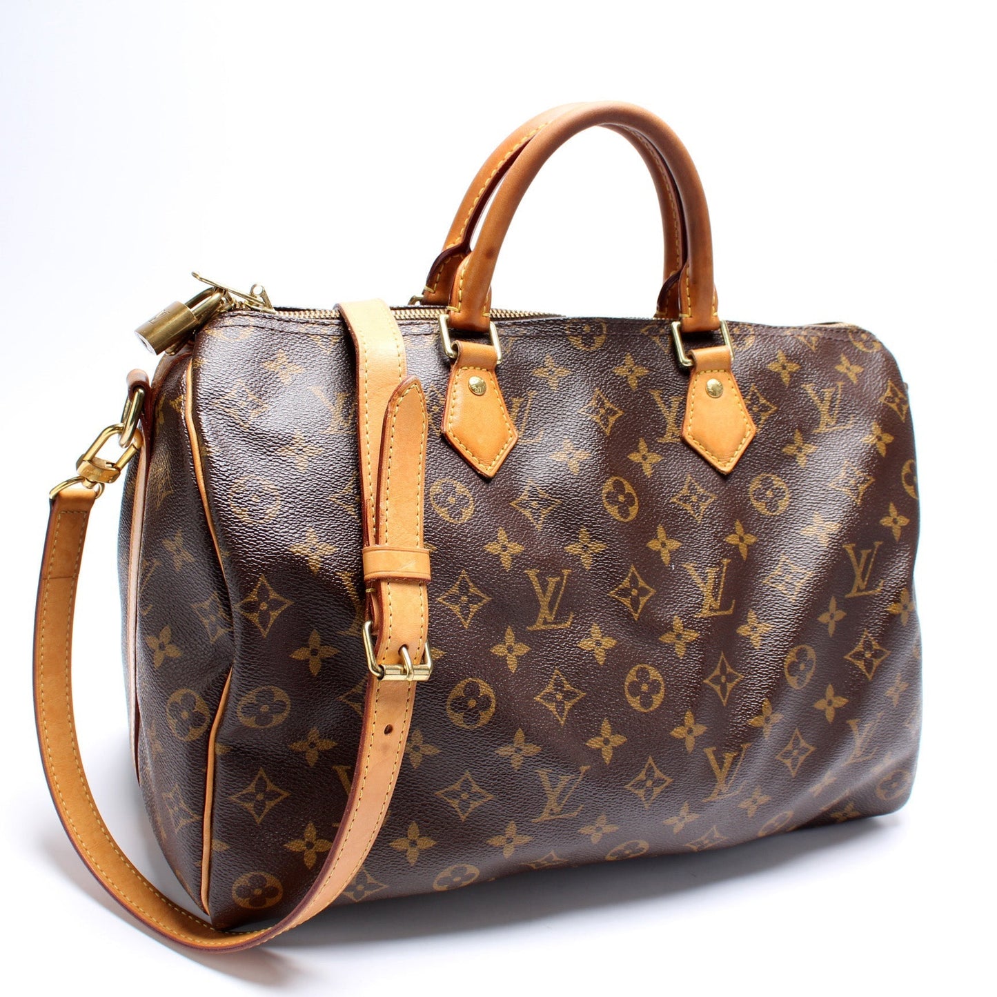 Louis Vuitton Speedy 35 Bandouliere Monogram Handbag Bandouliere Monogram