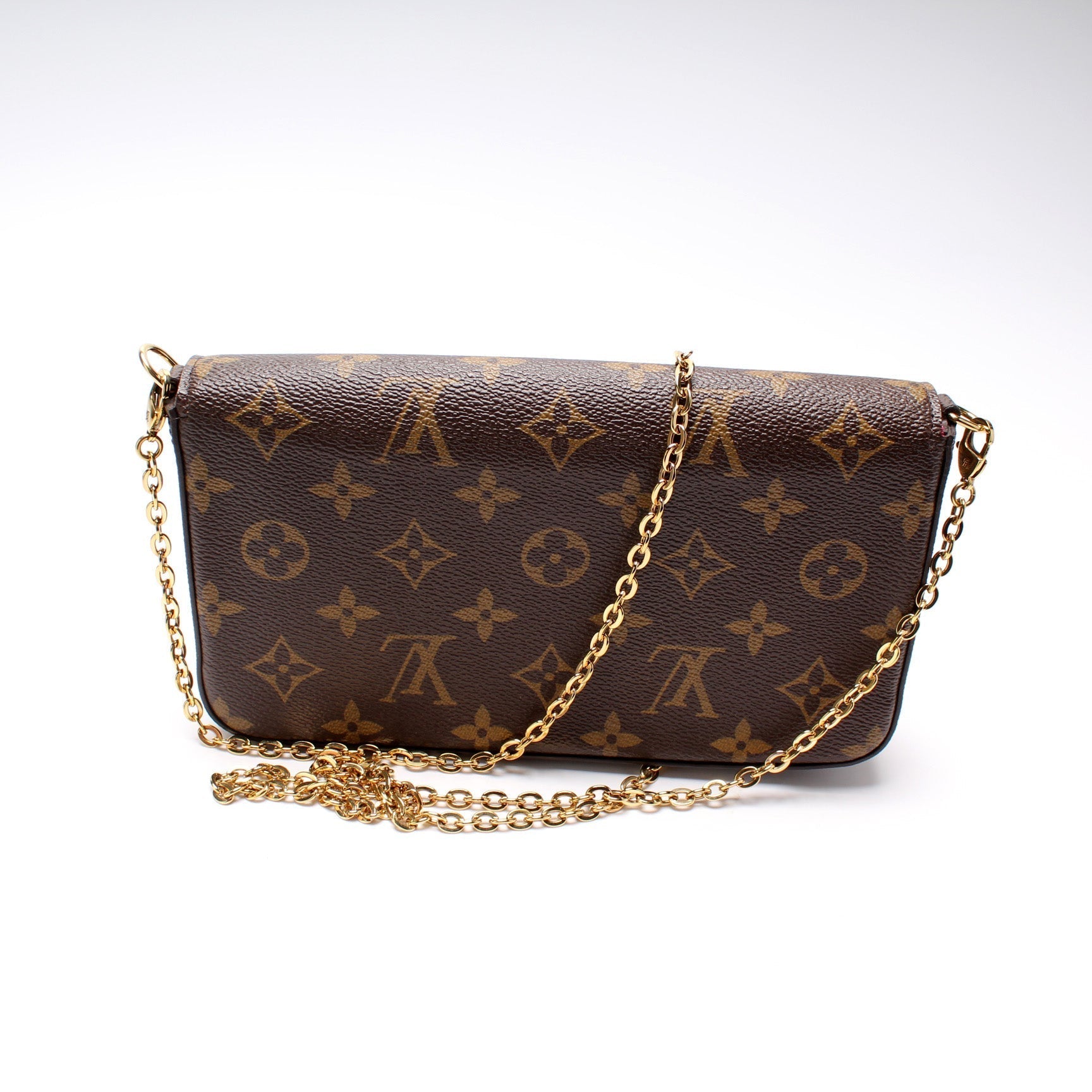 Louis Vuitton Pochette Felicie Christmas Monogram Clutch Bag
