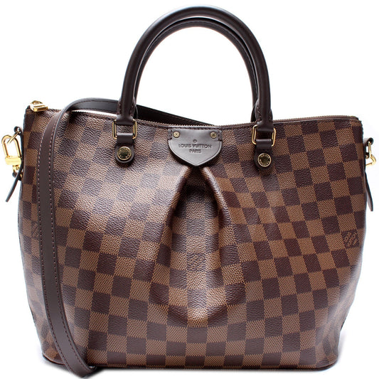 Louis Vuitton Siena Ebene MM Damier Handbag Damier Ebene