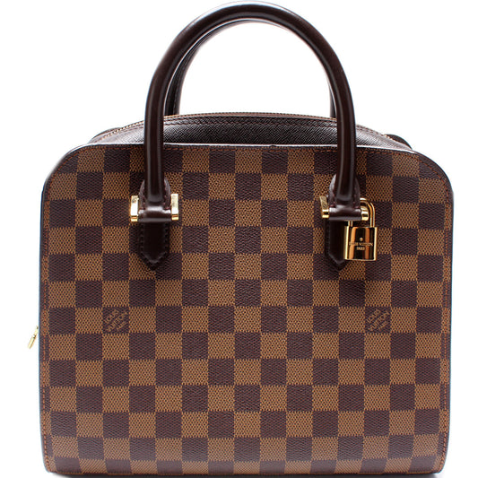 Louis Vuitton Triana Ebene Damier Handbag Damier Ebene