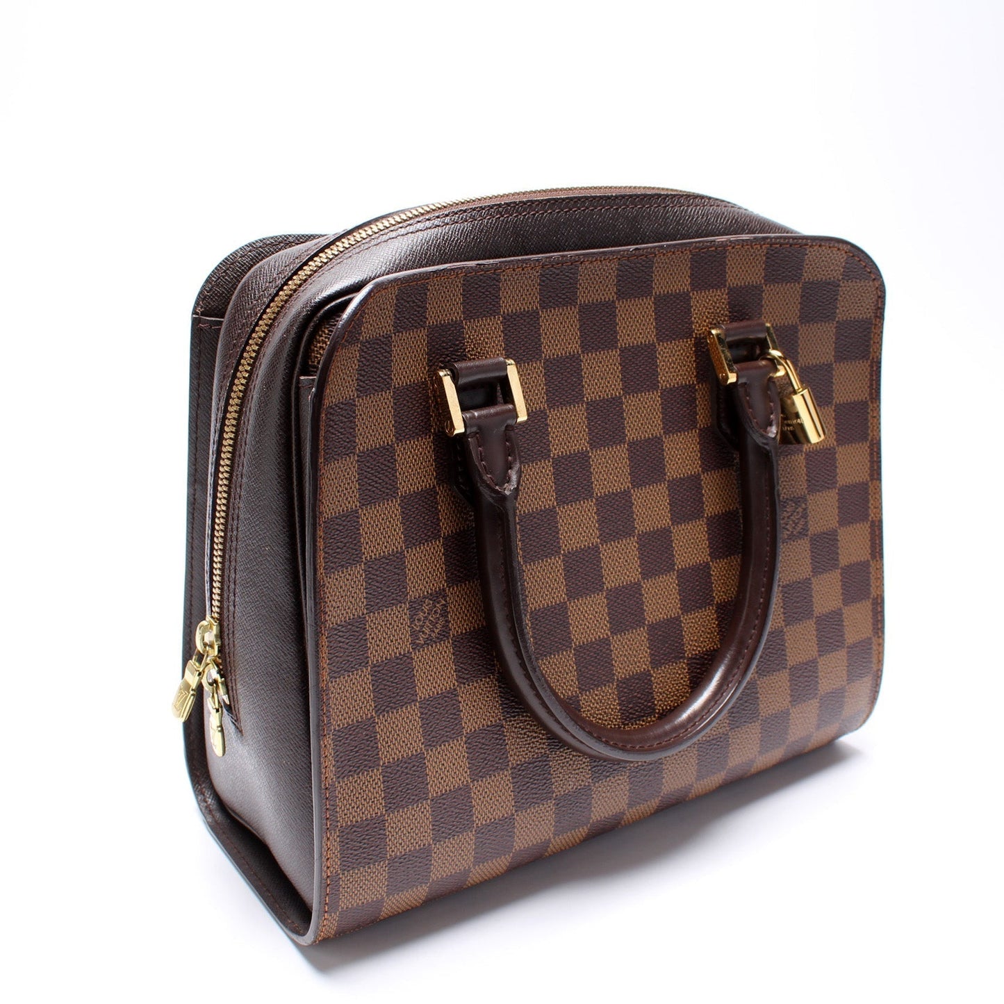 Louis Vuitton Triana Ebene Damier Handbag Damier Ebene