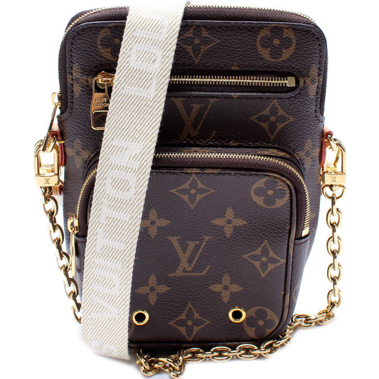 Louis Vuitton Utility Phone Sleeve Monogram Handbag