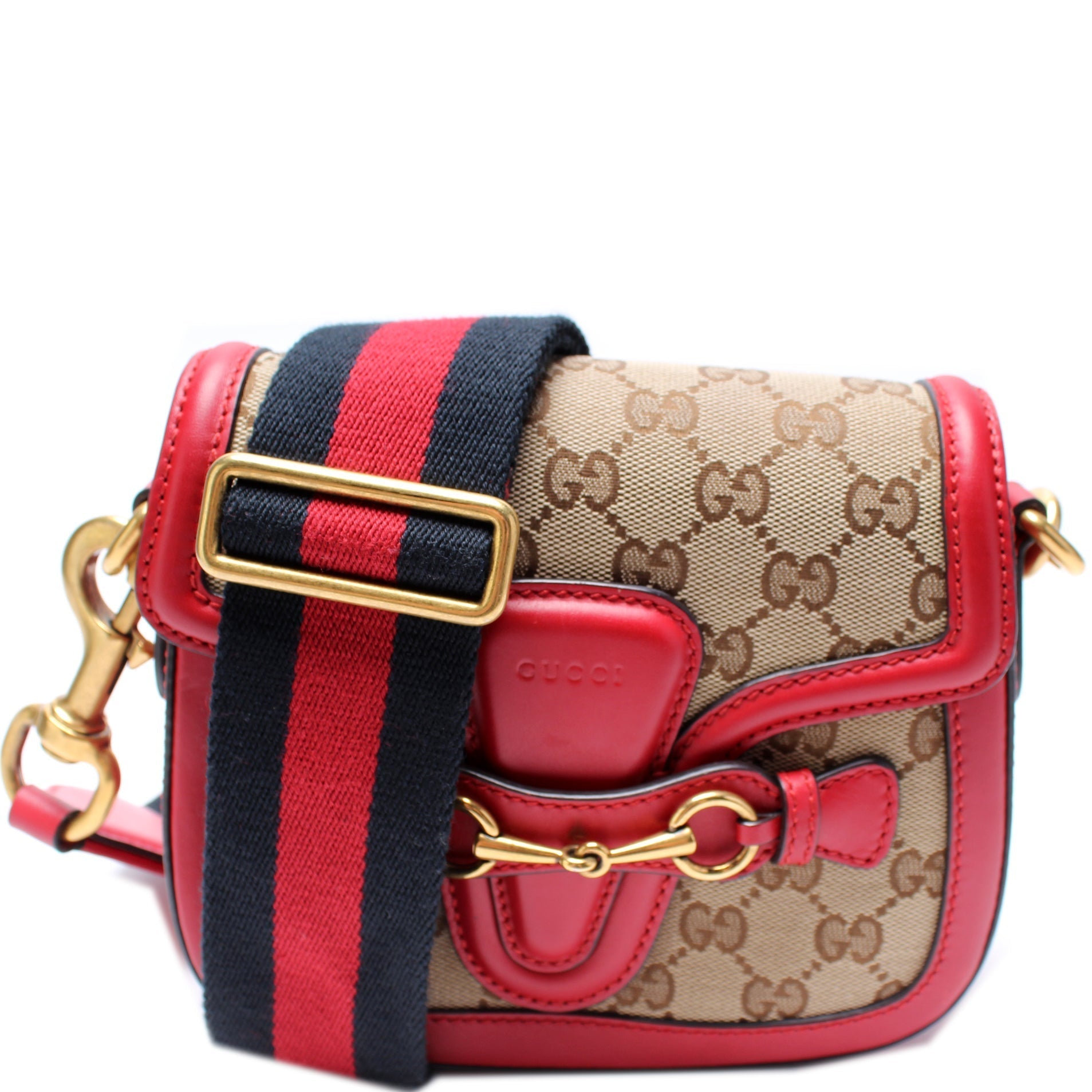 Gucci GG Lady Web Canvas Small Shoulder Bag
