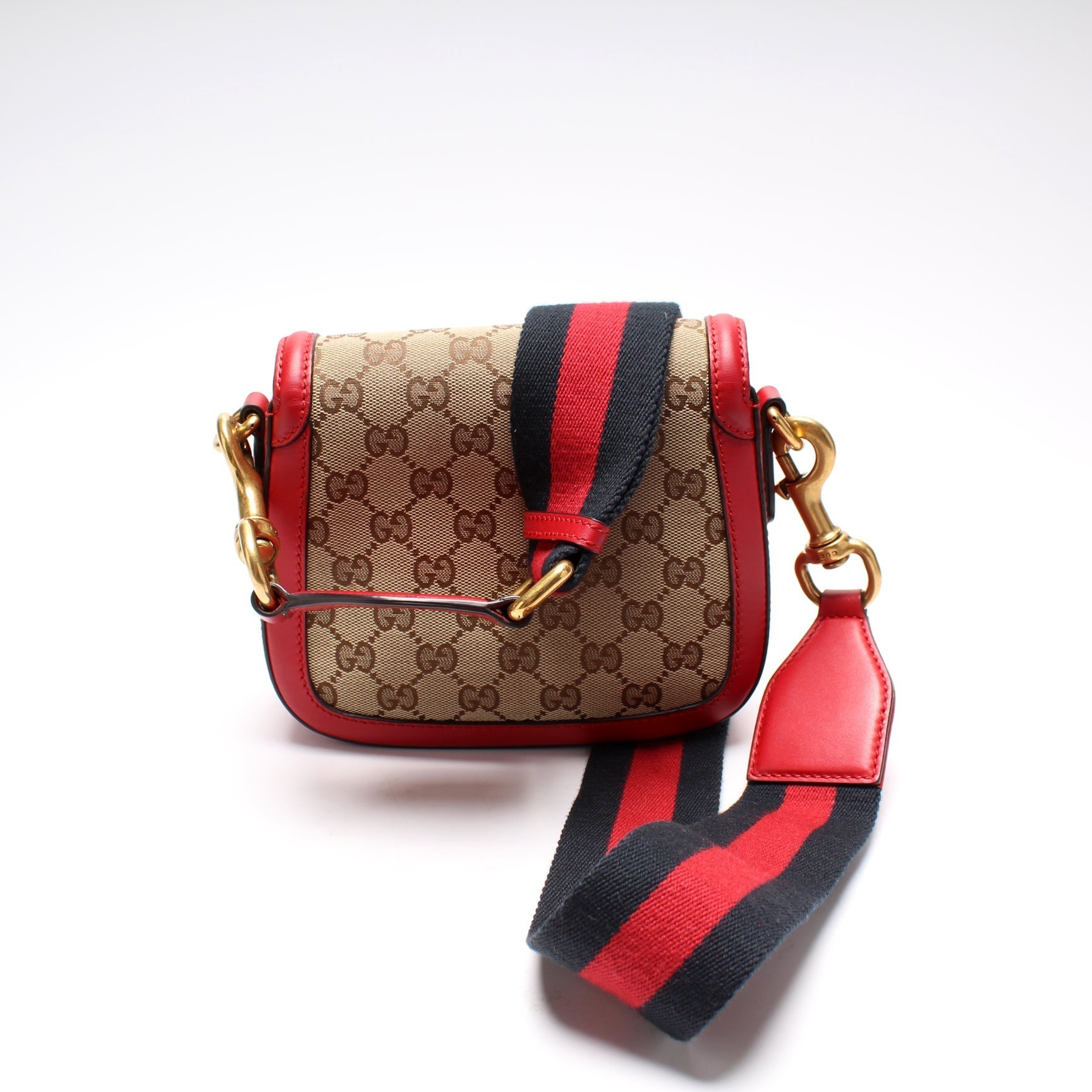 Gucci GG Lady Web Canvas Small Shoulder Bag