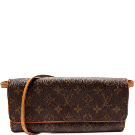 Louis Vuitton Pochette Twin GM Monogram Clutch Bag Monogram 8