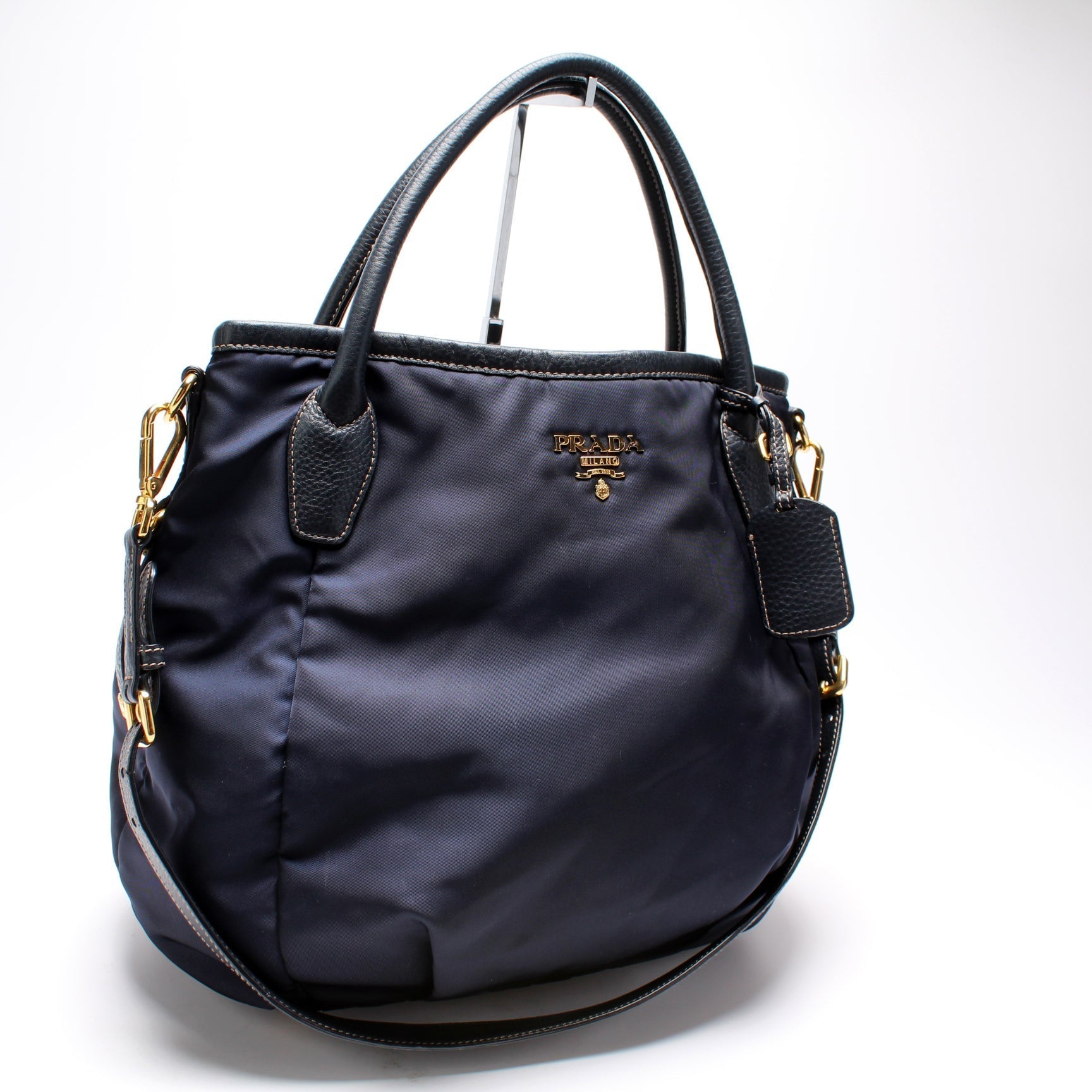 Prada Tessuto Sacca Manici Convertible Tote Bag Nylon