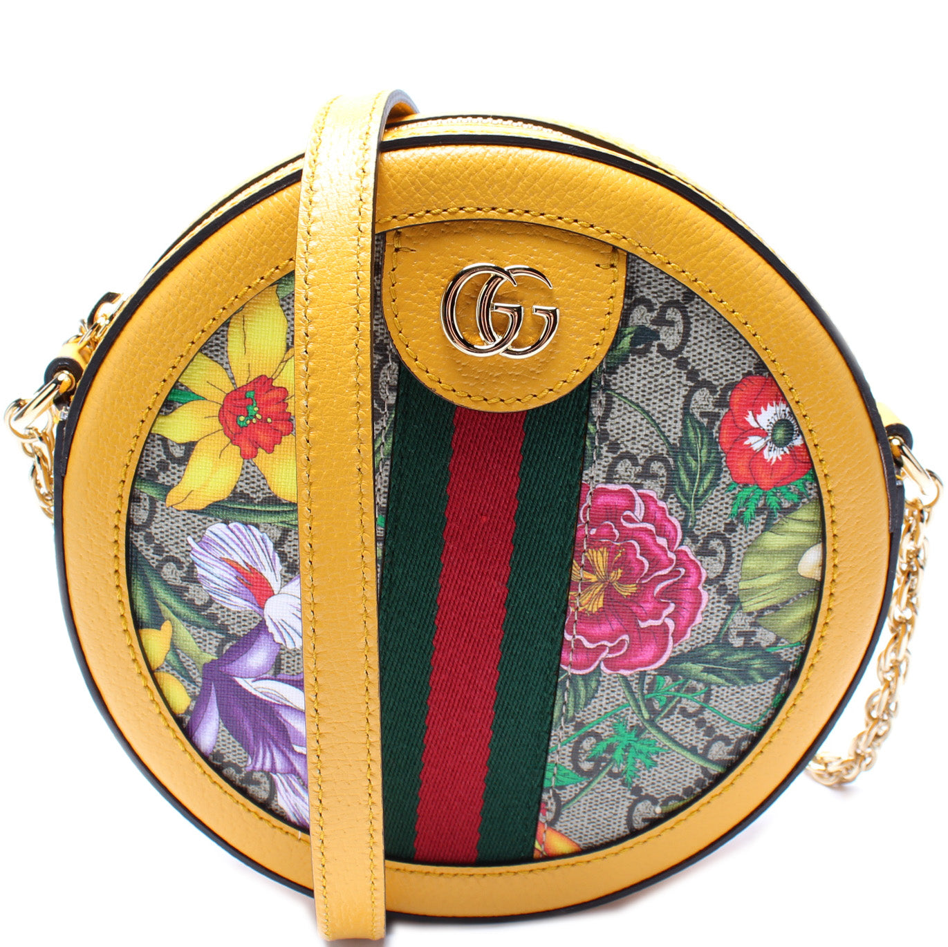 Gucci Ophidia GG Flora Round Small Crossbody Bag Crossbody 1
