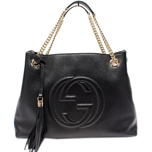 Gucci Soho Newer Chain Tote Bag Newer 2
