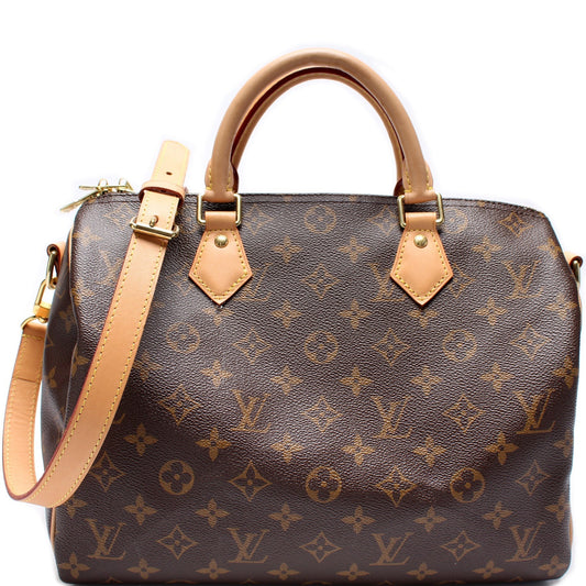 Louis Vuitton Speedy 30 Bandouliere Monogram Handbag Monogram 10