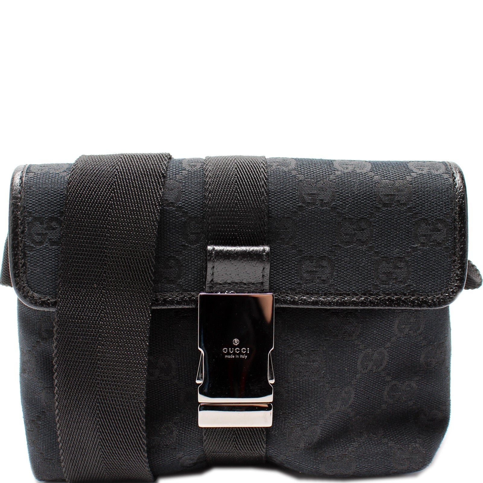 Gucci GG Buckle Canvas Small Belt Bag 2