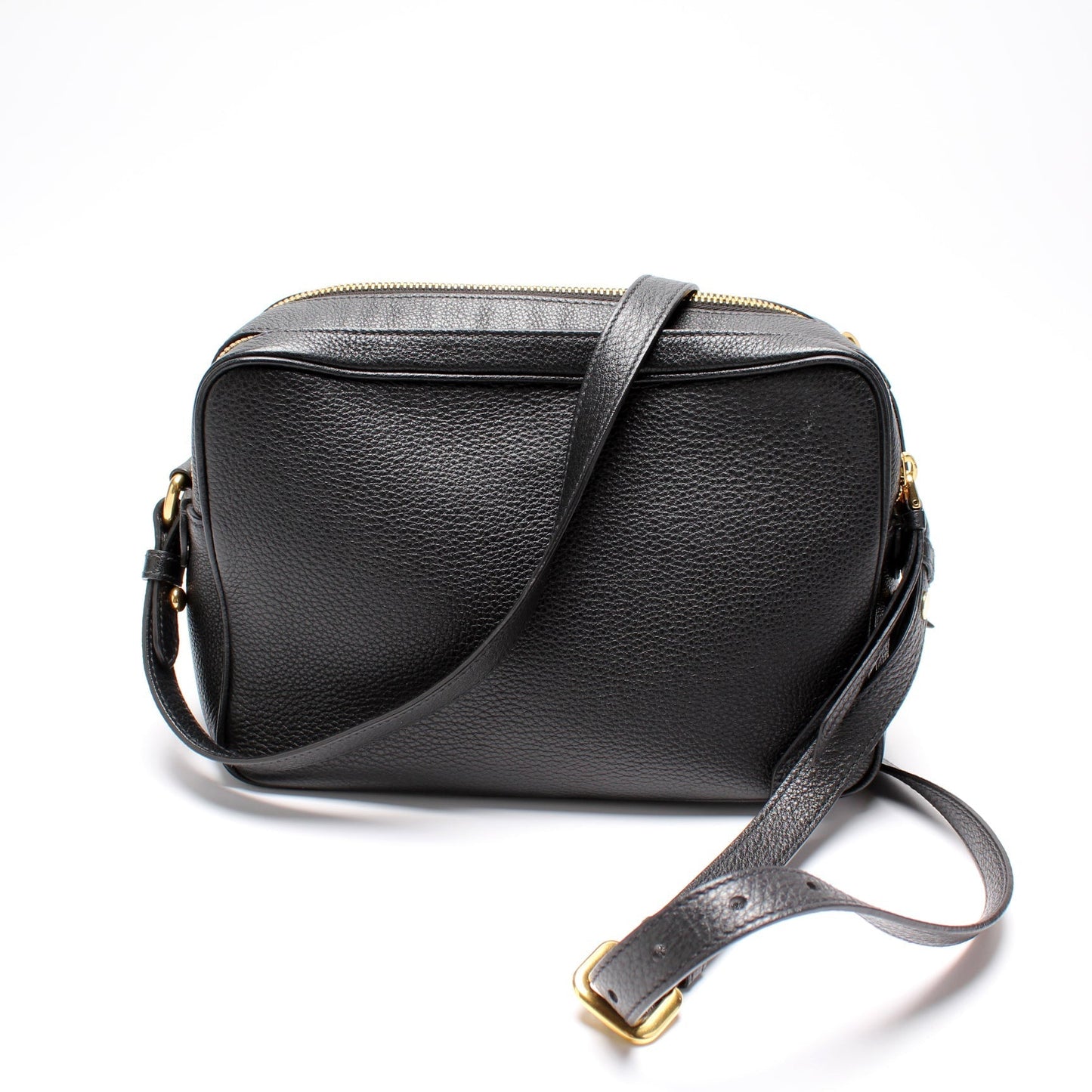 Prada Vitello Daino Double Zip Camera Bag Travel Bag