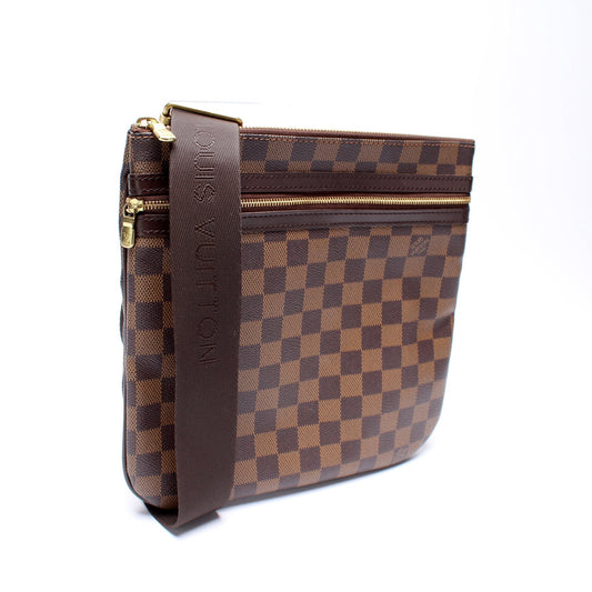 Louis Vuitton Pochette Bosphore Ebene Damier Clutch Bag Ebene 4