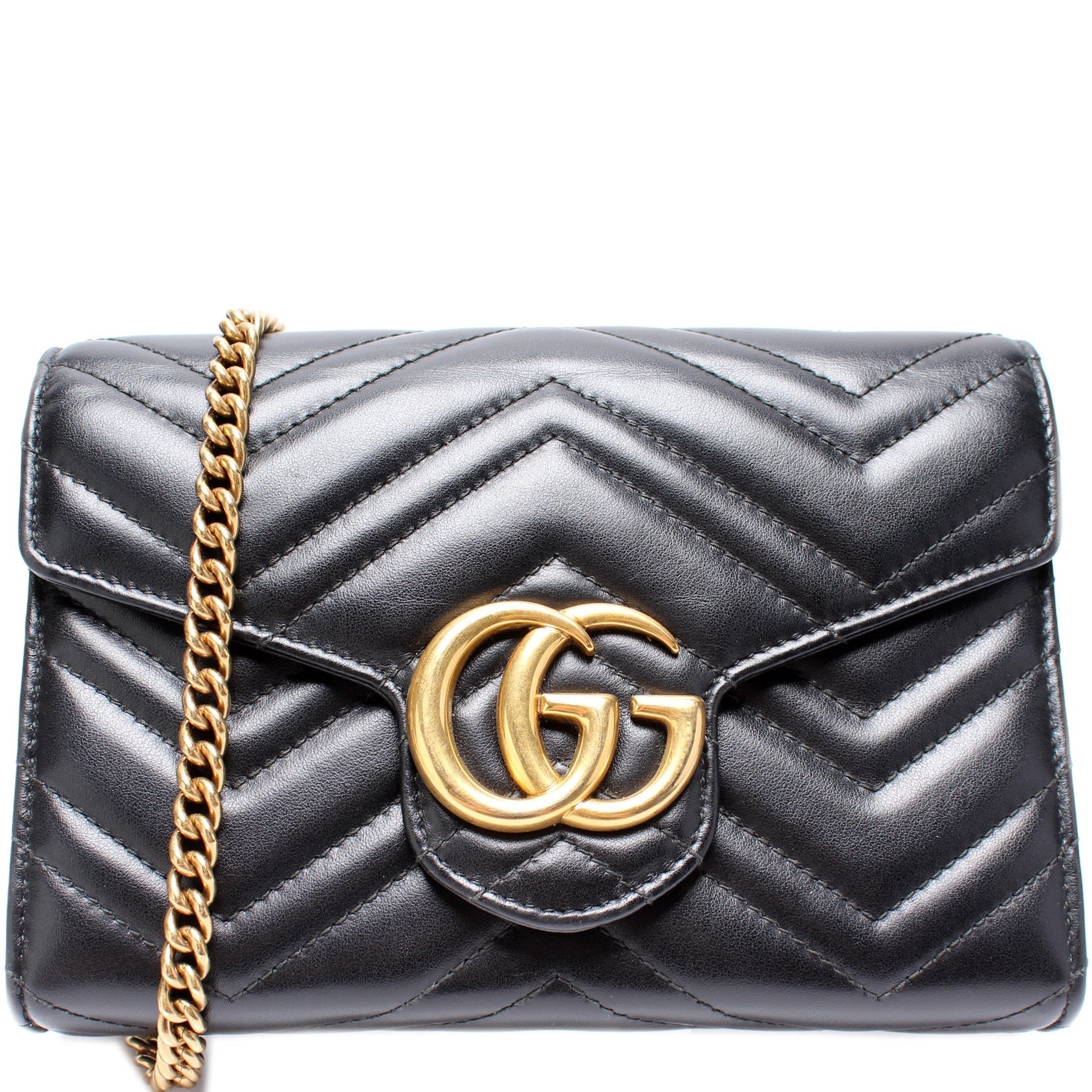 Gucci Marmont Chain Wallet Case Wallet 4