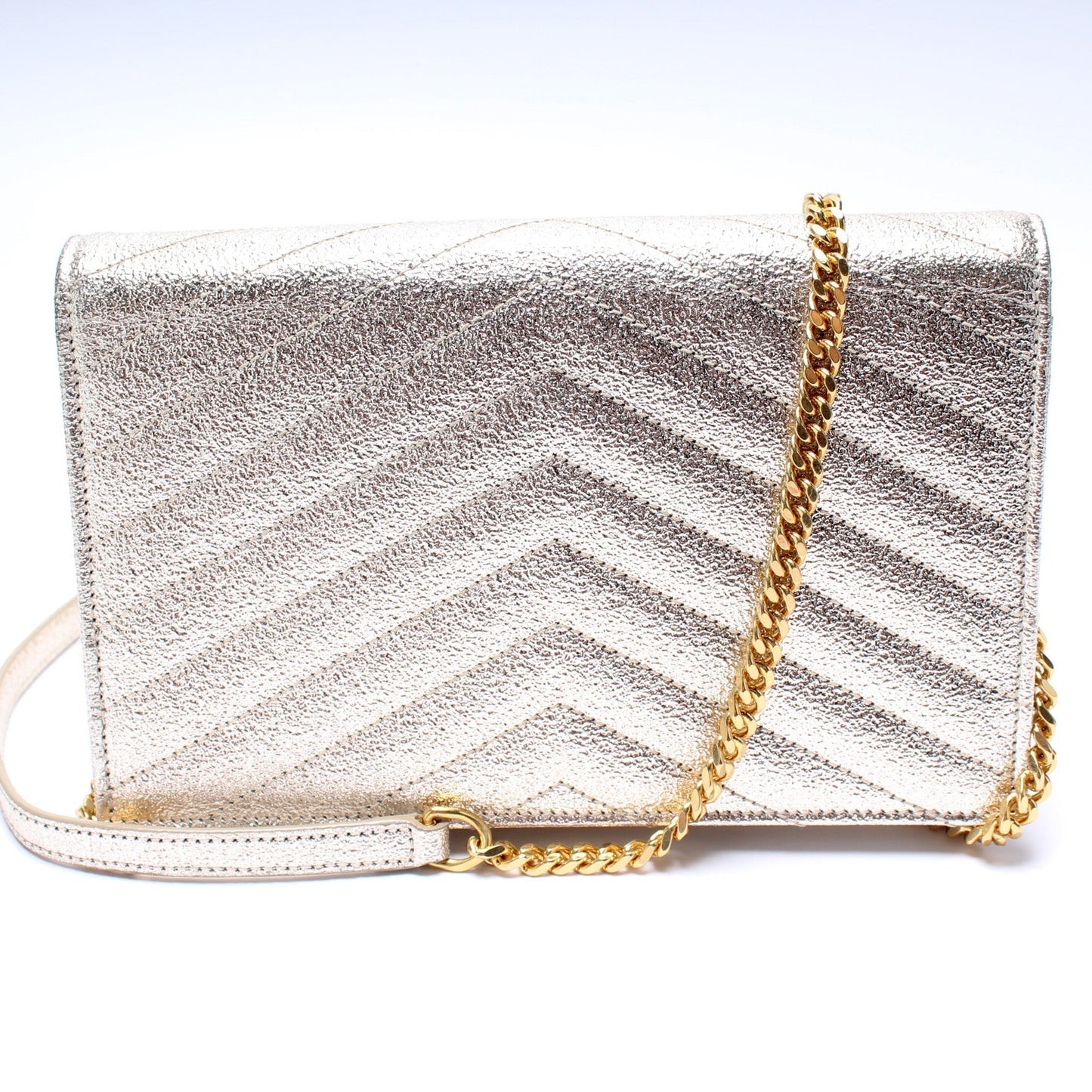 YSL Saint Laurent Envelope Wallet Bag Chain Travel Bag Chain Wallet 1