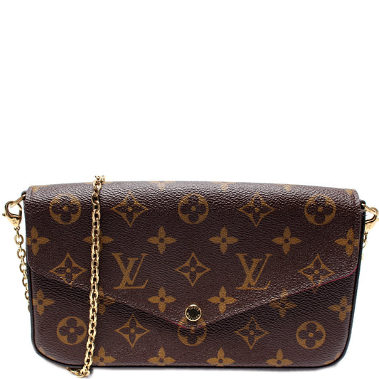 Louis Vuitton Pochette Felicie Monogram Clutch Bag Monogram 5