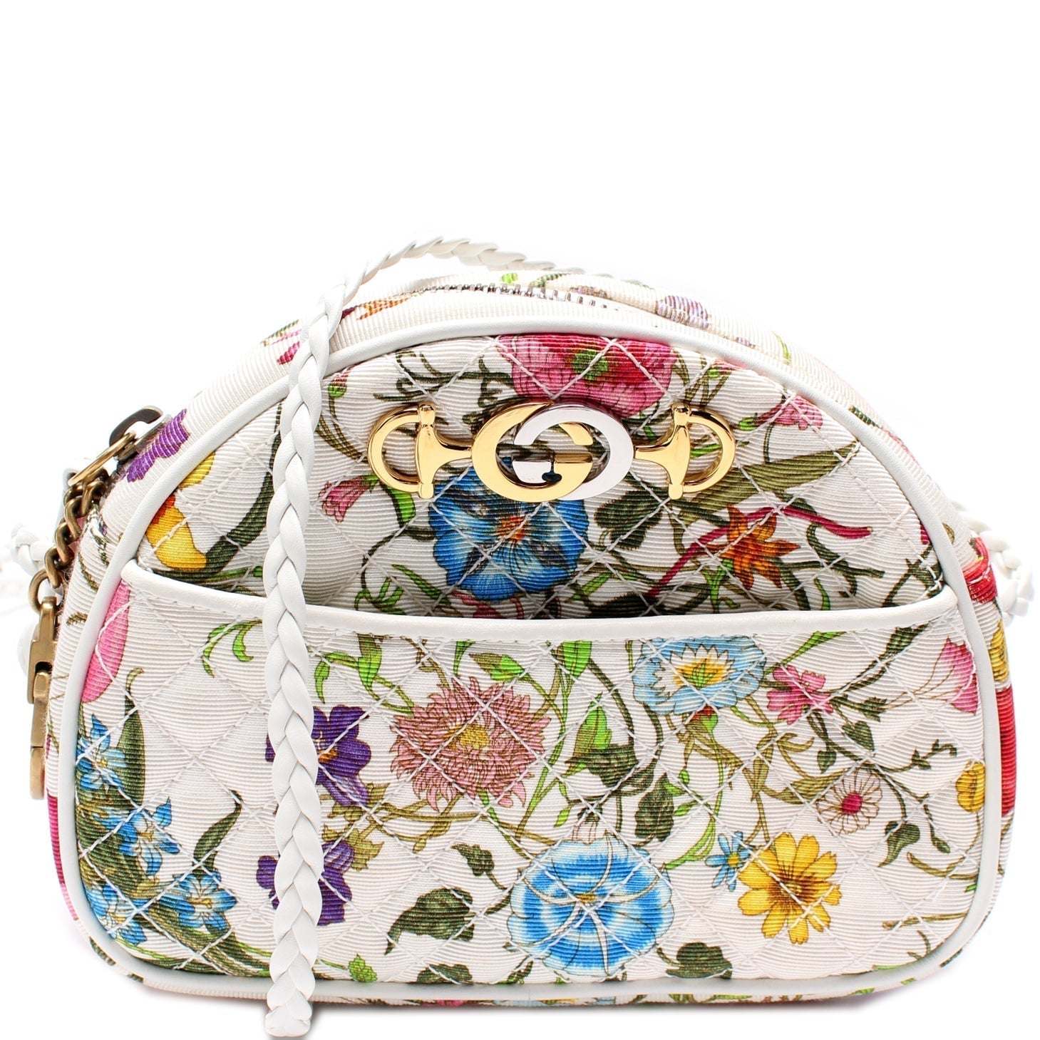 Gucci Trapuntata Flora Bag Mini Travel Bag