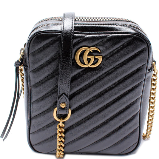 Gucci GG Marmont Double Zip Shoulder Bag Bag 1