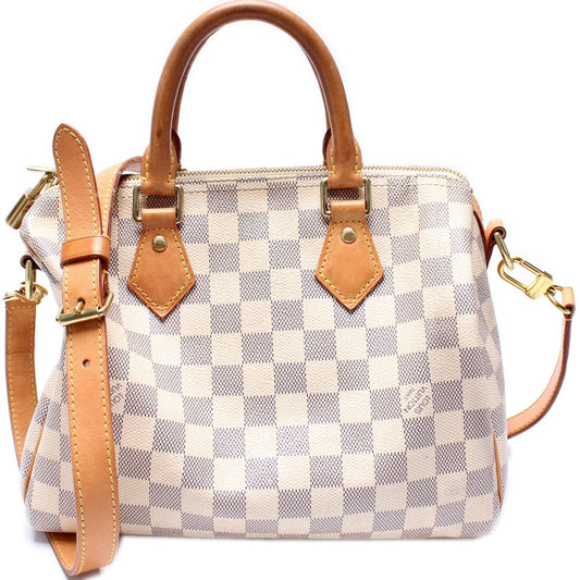 Louis Vuitton Speedy 25 Bandouliere Azur Damier Handbag Azur 1