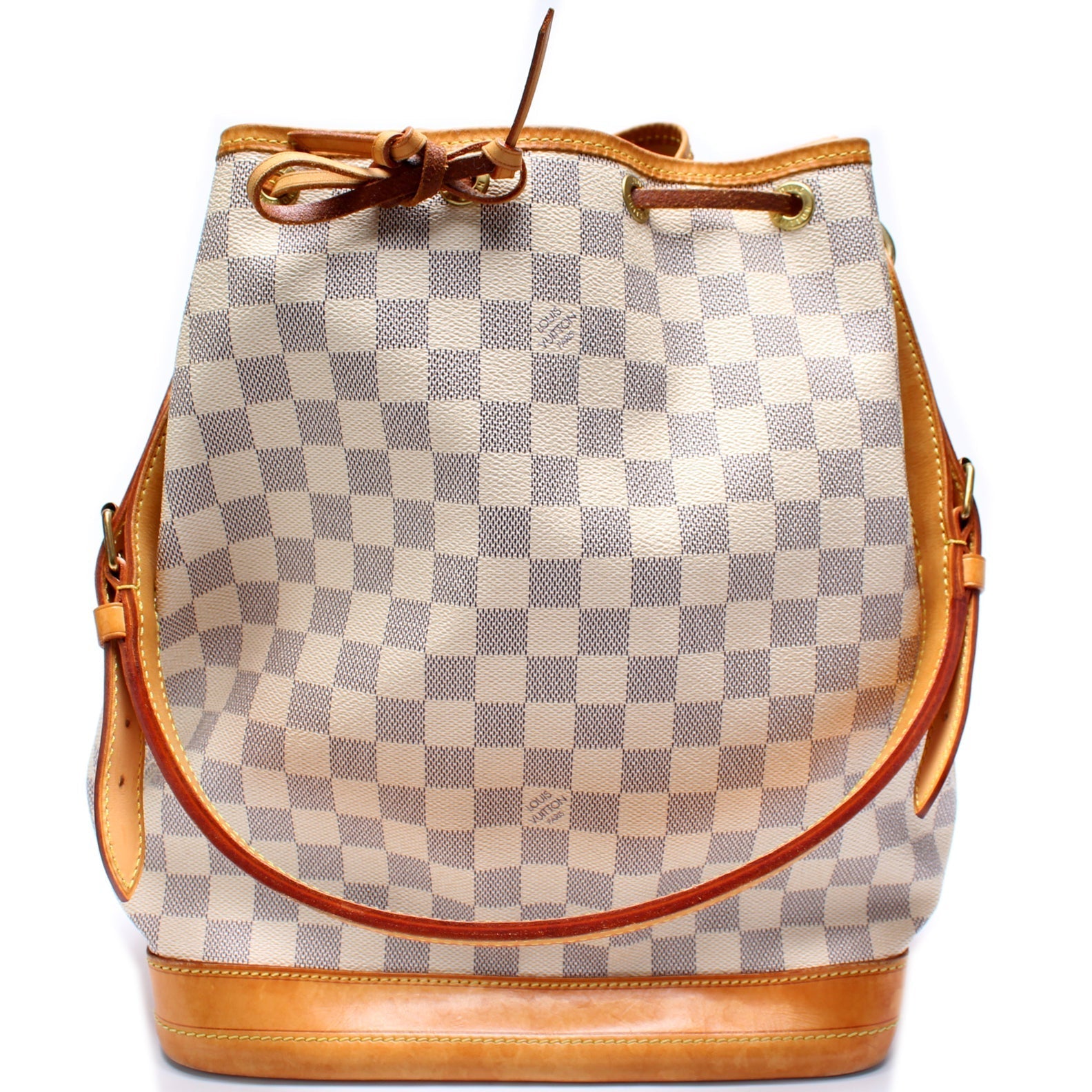 Louis Vuitton Noe Azur Damier Handbag