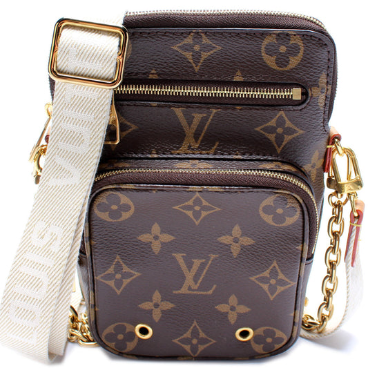 Louis Vuitton Utility Phone Sleeve Monogram Handbag Monogram 1