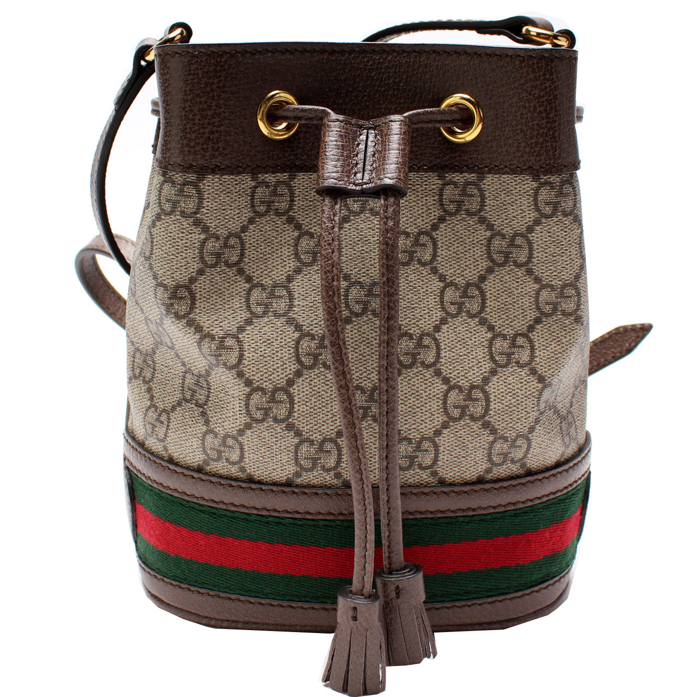 Gucci GG Supreme Ophidia Mini Bucket Bag