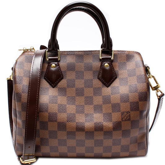 Louis Vuitton Speedy 25 Bandouliere Ebene Damier Handbag Ebene 2