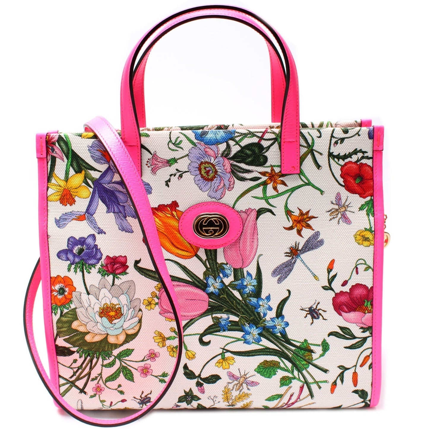 Gucci Flora Canvas Medium Tote Bag Medium 3