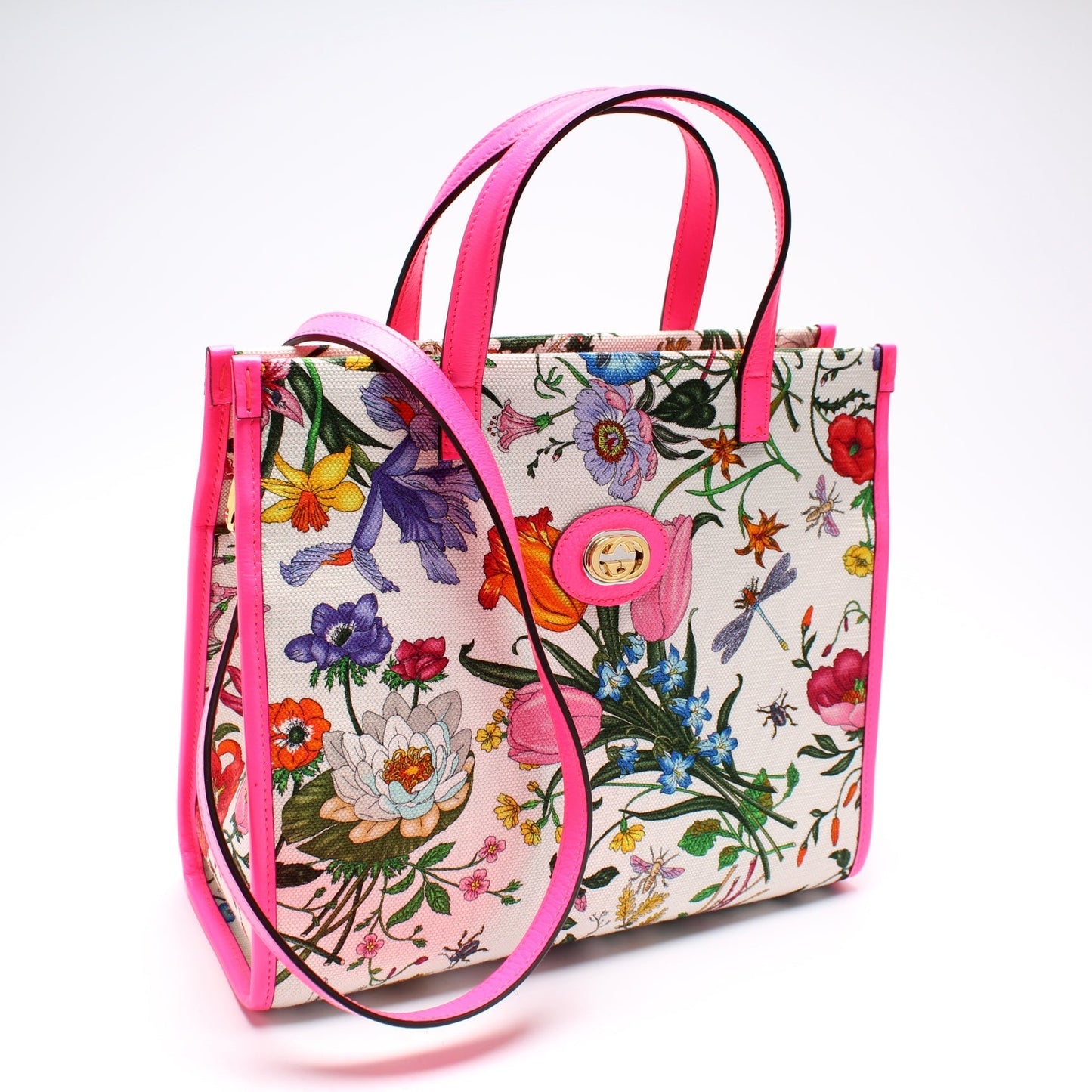 Gucci Flora Canvas Medium Tote Bag Medium 3