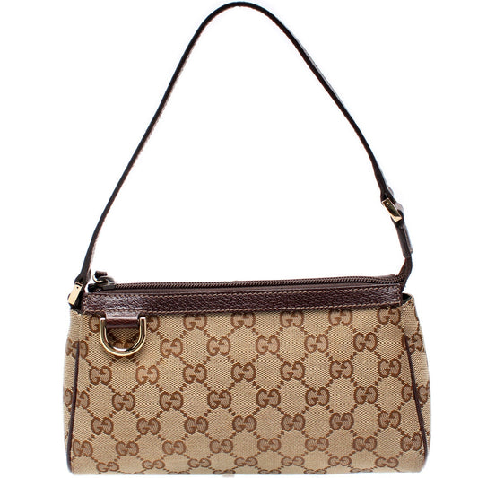 Gucci GG D Ring Cosmetic Canvas Jewelry Cosmetic Case