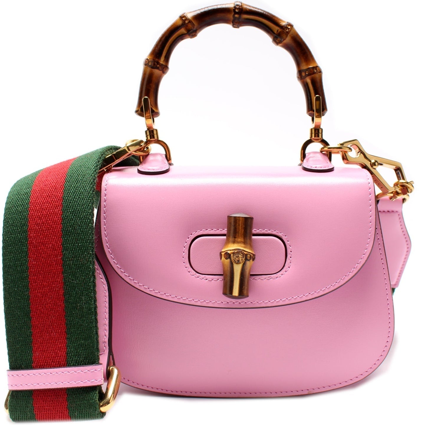 Gucci Bamboo Mini Top Handle Travel Bag
