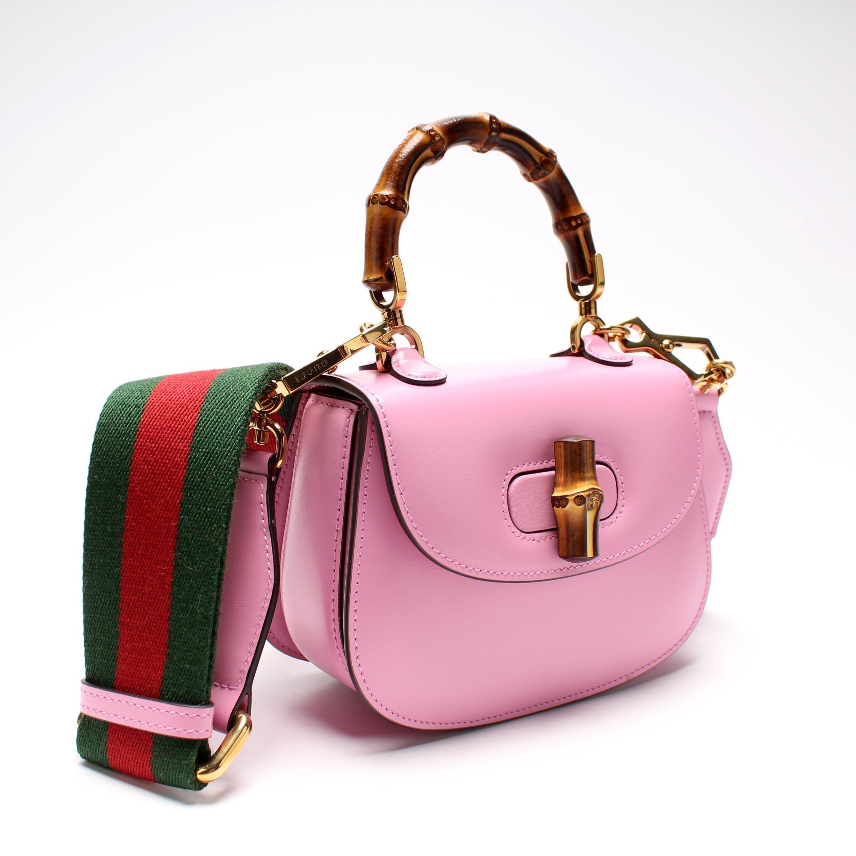 Gucci Bamboo Mini Top Handle Travel Bag