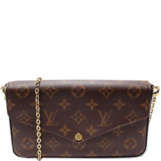 Louis Vuitton Pochette Felicie Monogram Clutch Bag Monogram 9