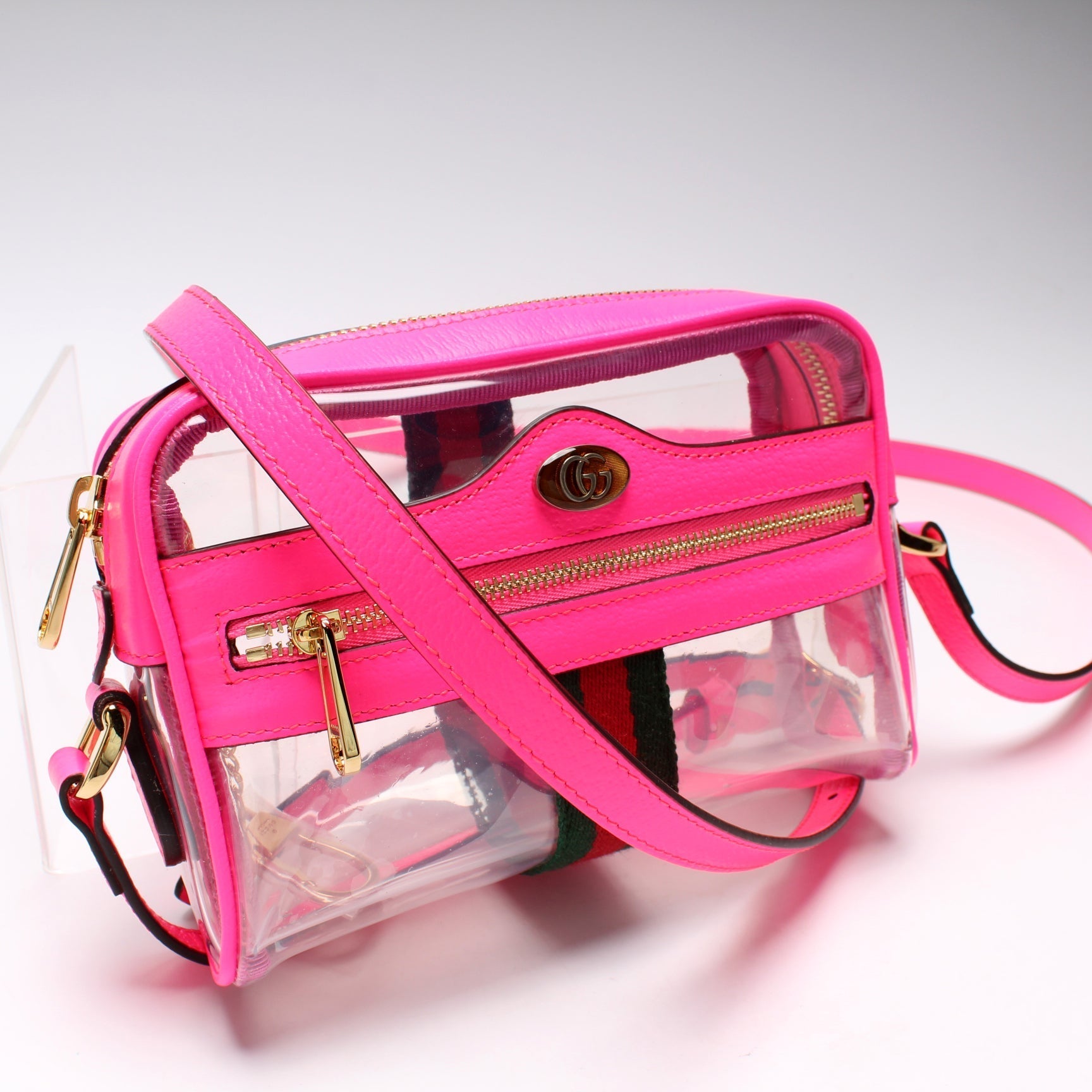 Gucci GG Transparent Ophidia Mini Travel Bag Ophidia 3