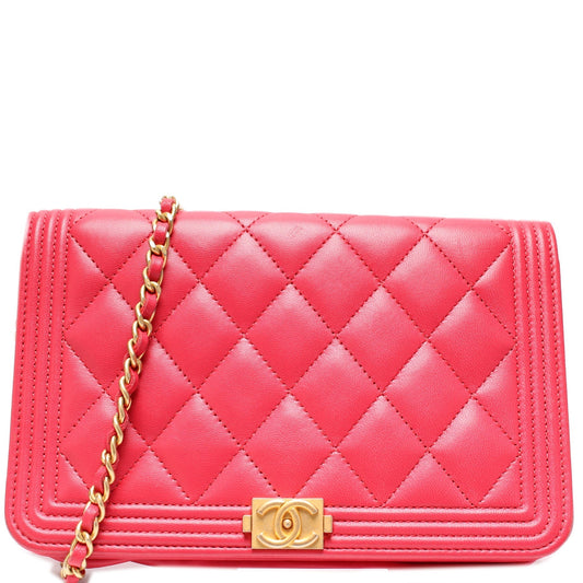 Chanel WOC Boy 25M Clutch Bag