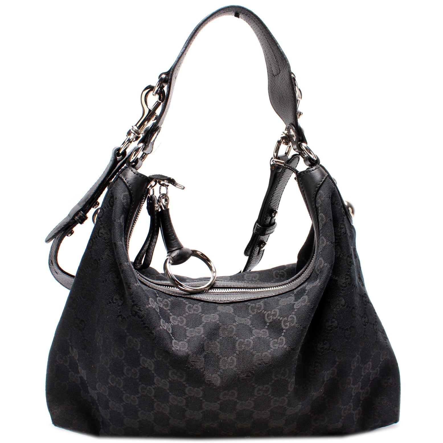 Gucci GG Icon Bit Canvas Medium Shoulder Bag