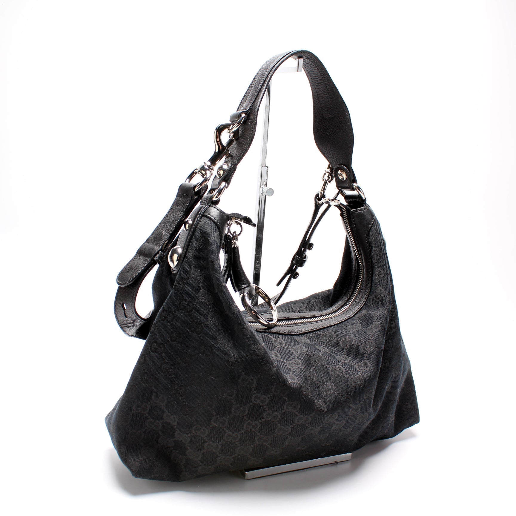 Gucci GG Icon Bit Canvas Medium Shoulder Bag