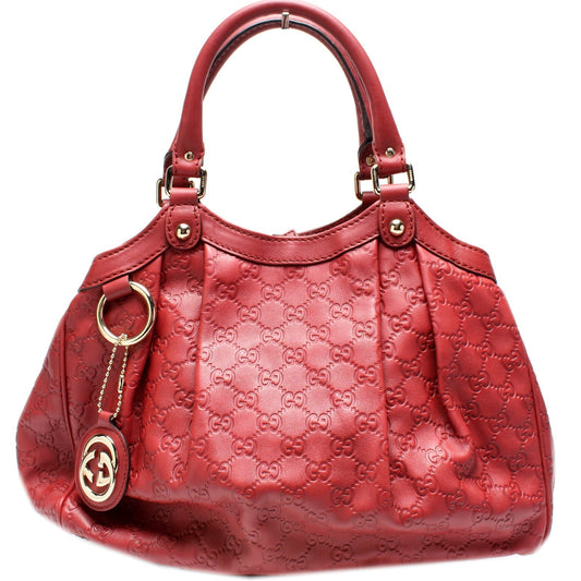 Gucci Sukey GG Leather Medium Travel Bag Leather Medium