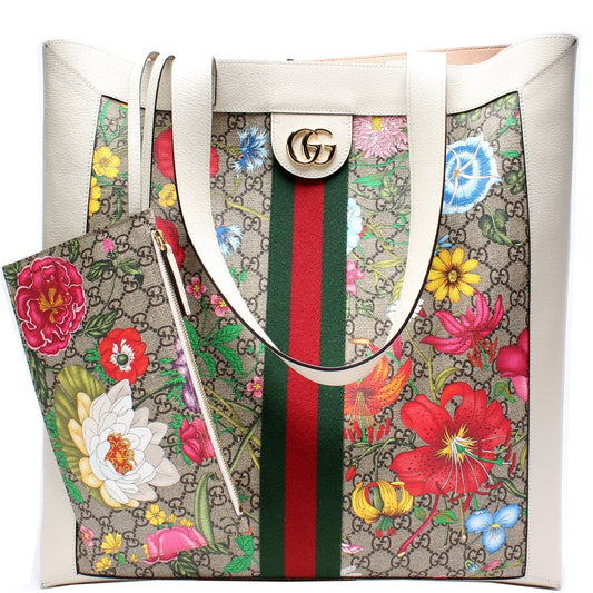 Gucci Ophidia Flora Soft Large Tote Bag