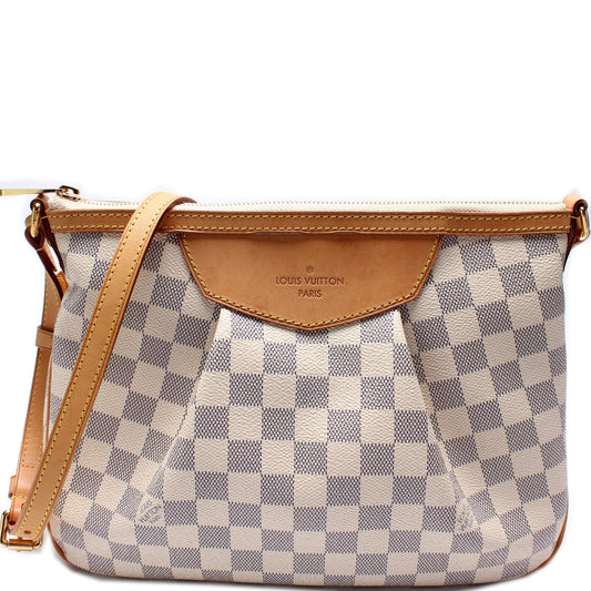 Louis Vuitton Siracusa Azur PM Damier Handbag Azur 3