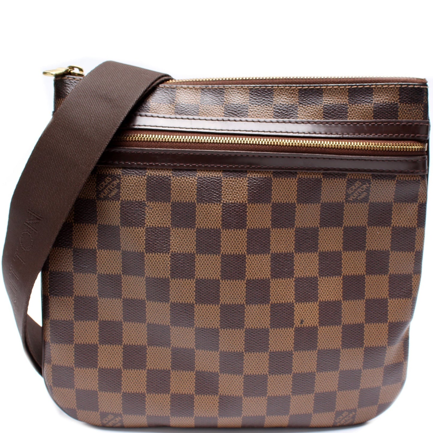 Louis Vuitton Pochette Bosphore Ebene Damier Clutch Bag Ebene 5