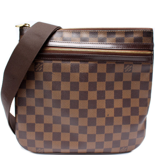 Louis Vuitton Pochette Bosphore Ebene Damier Clutch Bag Ebene 5