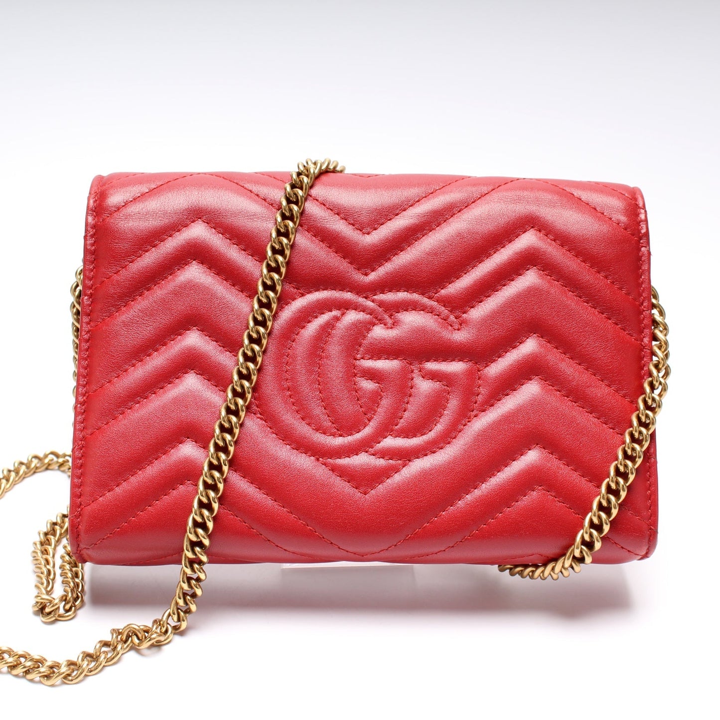 Gucci Marmont Chain Wallet Case Wallet 6