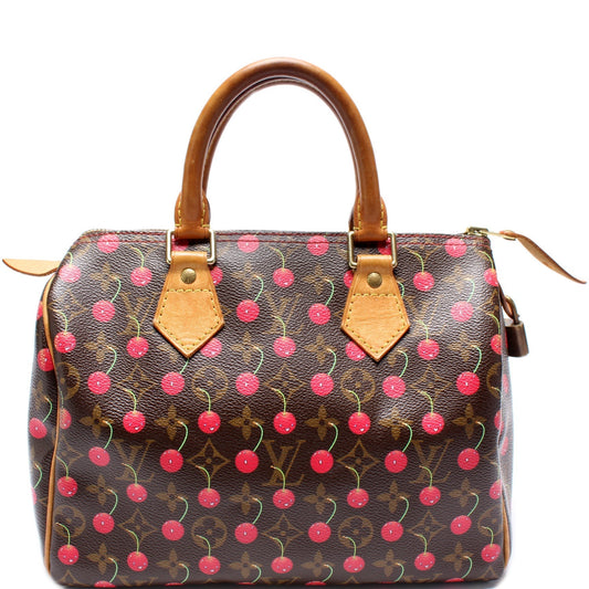 Louis Vuitton Speedy 25 Cerises Monogram Handbag Monogram 1