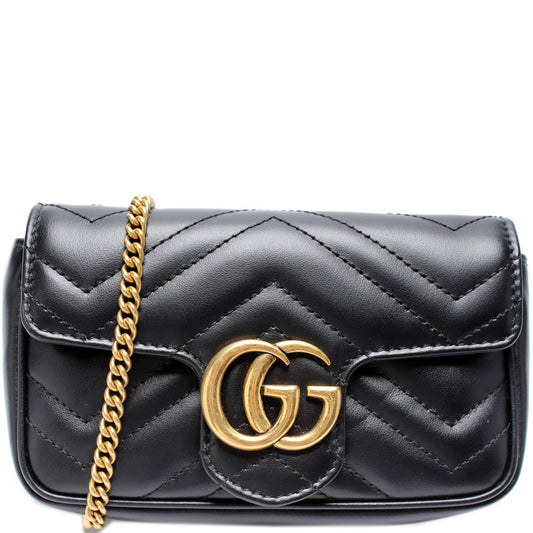 Gucci Marmont Super Mini Flap Travel Bag Mini Flap