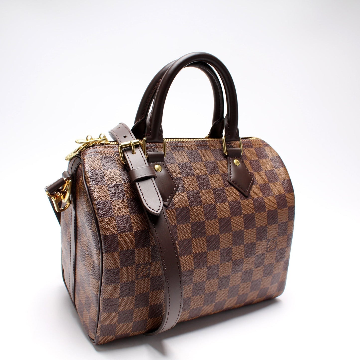 Louis Vuitton Speedy 25 Bandouliere Ebene Damier Handbag Ebene 4