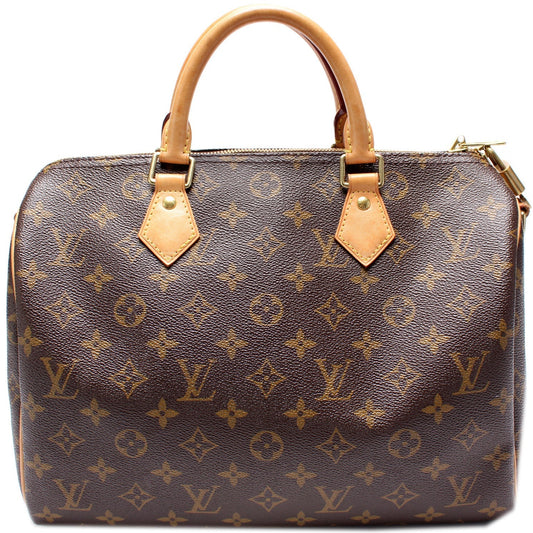 Louis Vuitton Speedy 30 Bandouliere Monogram Handbag Monogram 24