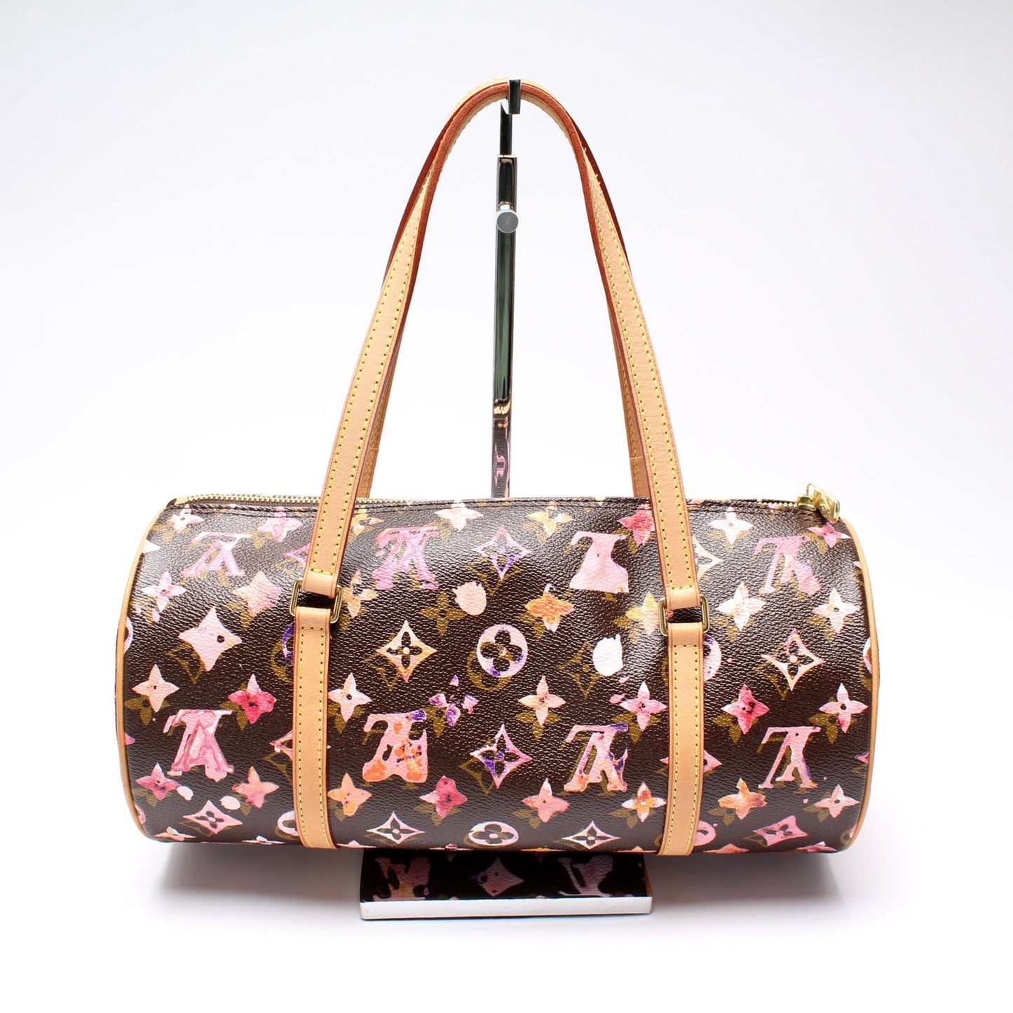 Louis Vuitton Papillon 30 Monogram Watercolor Handbag