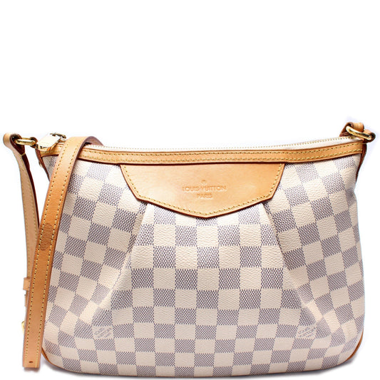 Louis Vuitton Siracusa Azur PM Damier Handbag Azur 7